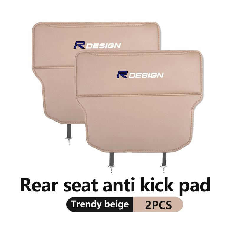 cvtwp8 Car Interior Seat Back Anti Child Kick Protector Pad Auto Storage Accessories For Volvo V50 S60 XC60 S40 XC40 XC90 V70 XC70 C30