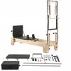 SucceBuy 2-in-1 Maple Wood Pilates Reformer for Home Use