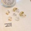 Adjustable Geometric Ear Clip Converters for Women - No Piercing Required