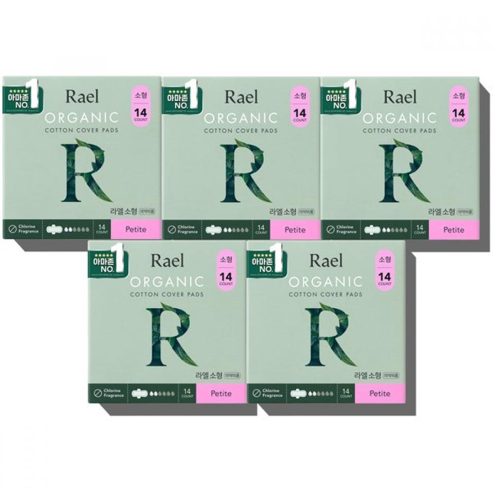 Shinsegae Organic Cotton Sanitary Pads Small 14p 5pack Single option