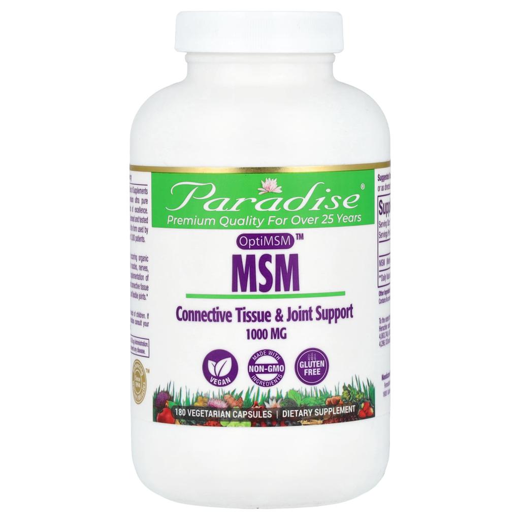 MSM, 1,000Mg, 180 Veggie Capsules