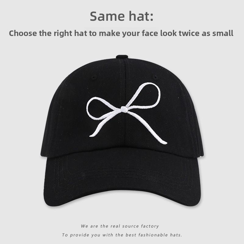 Baseball Cap With Butterfly Embroidery For Summer Casual Girls Fashion Black Value