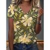3D printed V-neck T-shirt for women
