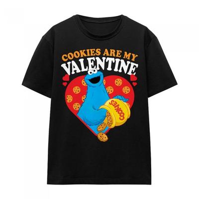 Sesame Street Womens/Ladies Cookies Are My Valentine T-Shirt