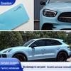 Sea Breeze Blue TPU Color Change Wrap: Full Car Paint Protection & Anti-Scratch Invisible Film.