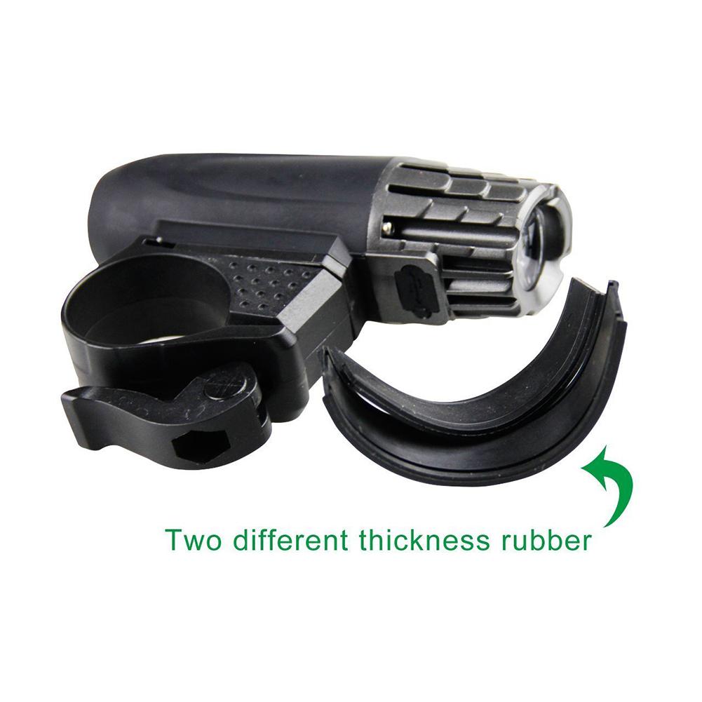 USB Rechargeable Bright LED Bicycle Bike Front Headlight and Rear Tail Light Set