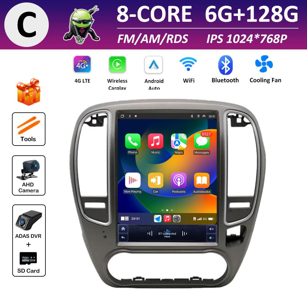 GPS Navigation Android OS for Nissan Bluebird Sylphy G11 2005 2006 2007 2008 - 2012 IPS Touch Screen DSP Stereo Wireless Carplay