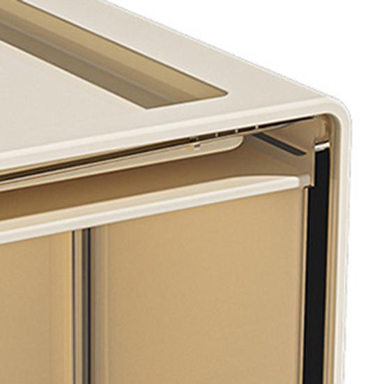 Storage Box Drawer-type Dustproof Container Stackable with Clear Display Case for