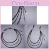 Gothic Star Moon Multilayer Metal Belt Chain For Men Women Hip Hop Style