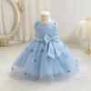 Cute Bowknot Princess Dress For Little Girls Birthday Party Flower Girl Formal Dress