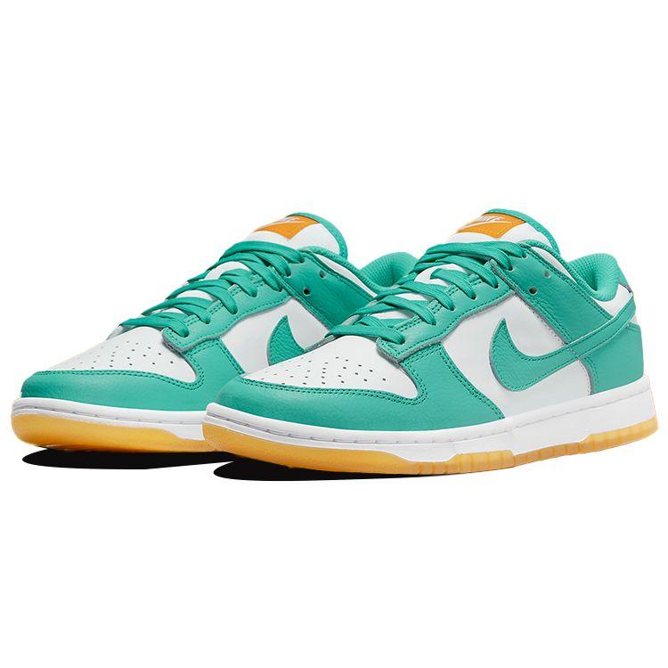 Nike Dunk Low Teal Zeal Women Sneakers White Washed-Teal Kumquat DV2190-100