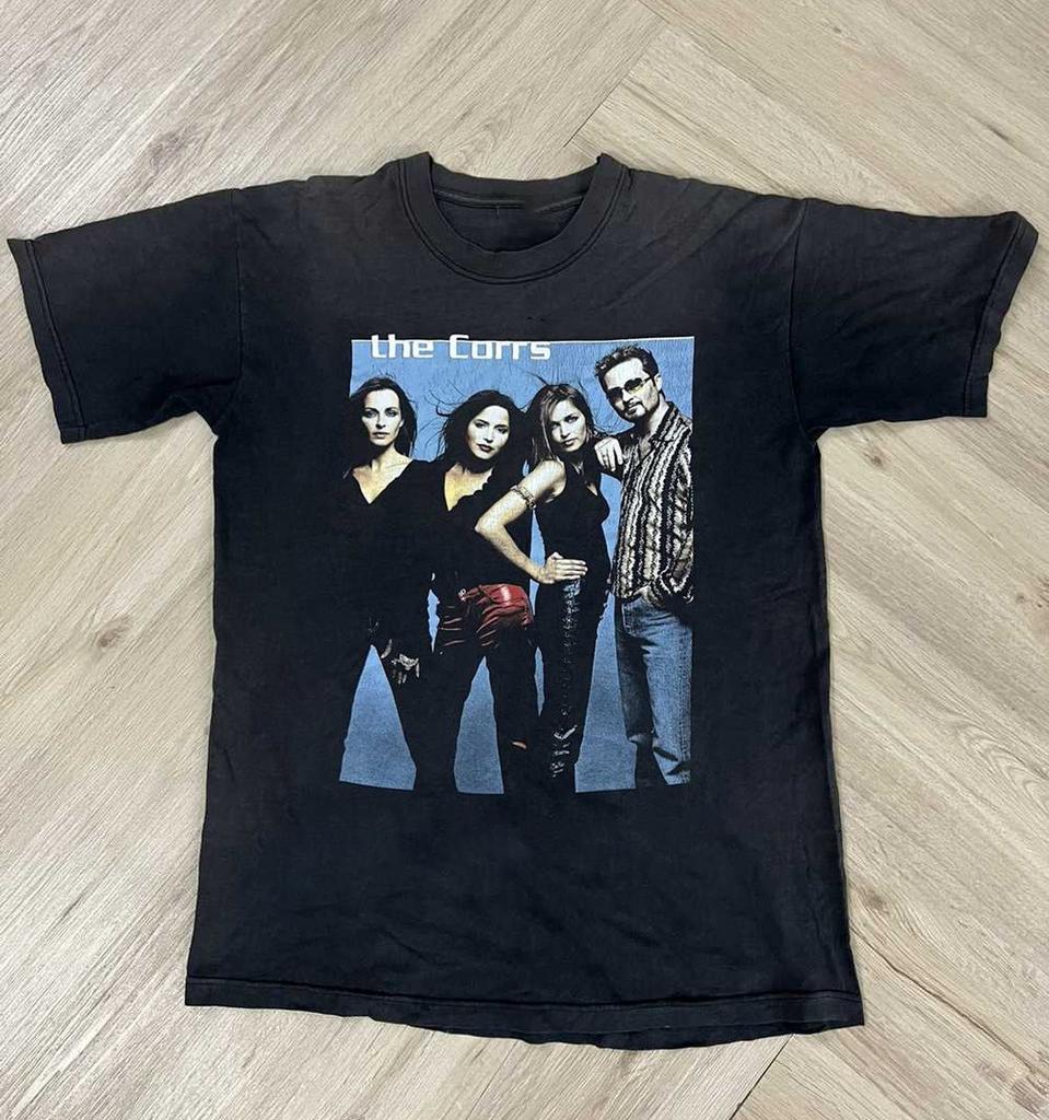 The Corrs Tour Band Album Maglietta Nera in Cotone per Adulti UU1071