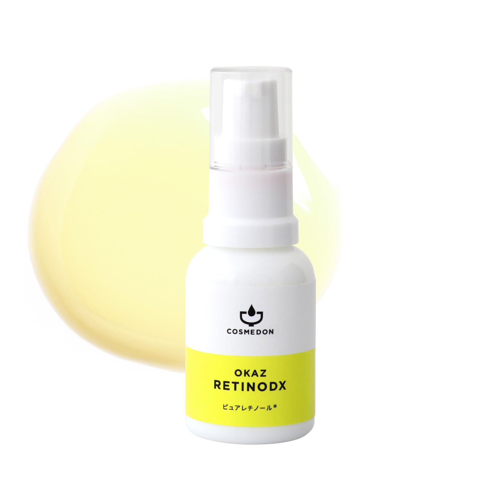 

High-concentration retinol serum, made in Japan by CosmeDon Okazu. Contains Vitamin A and 3 types of retinol derivatives. Face serumretinol cream for