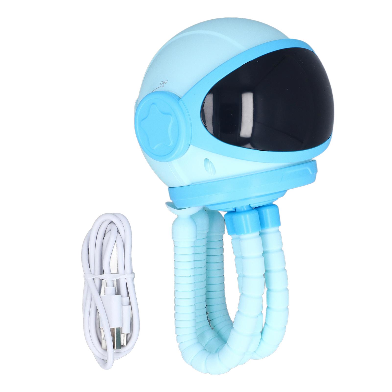 

Портативный вентилятор для детской коляски, миниатюрный детский вентилятор, пристегивающийся вентилятор, 4000 мАч, вращение на 360 градусов, перезаряжаемый синий