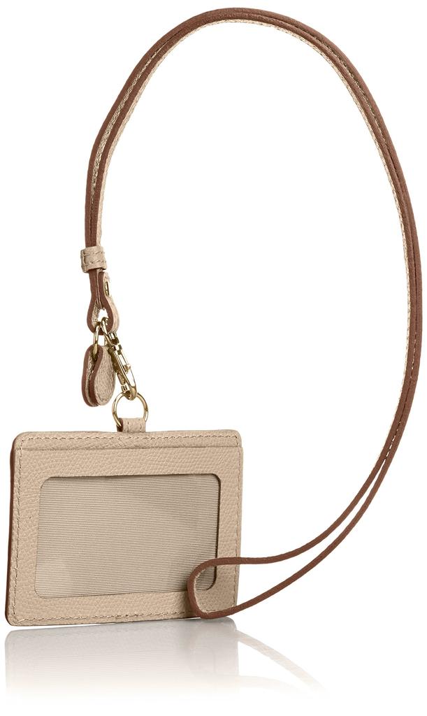 Topkapi Square Embossed ID Case, 511140028700, Greige