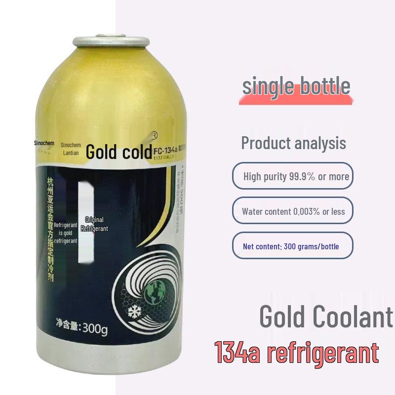 R4 Automotive R134a Refrigerant & Leak Sealer with Coolant Freezing Oil