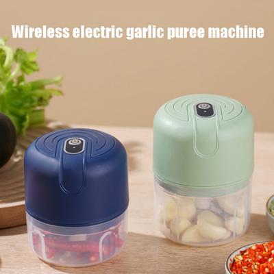 100/250ml Mini USB Wireless Garlic Masher Press Mincer Vegetable Chili Meat Food Chopper Kitchen Accessories