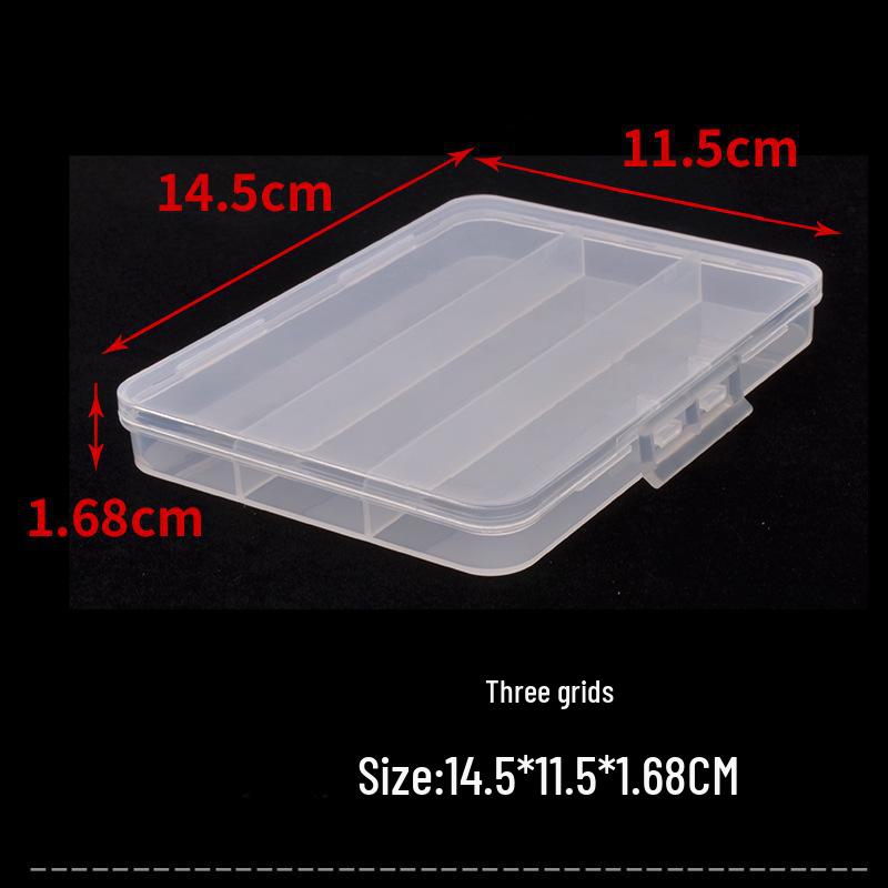 Transparent PP Plastic Fishing Tackle Storage Box
