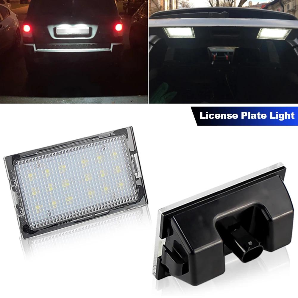 1-2Pcs Canbus Car LED License Plate Lights For Land Range Rover L320 Discovery 3 4 LR3 LR4 Freelander LR2 Number Plate Lamps