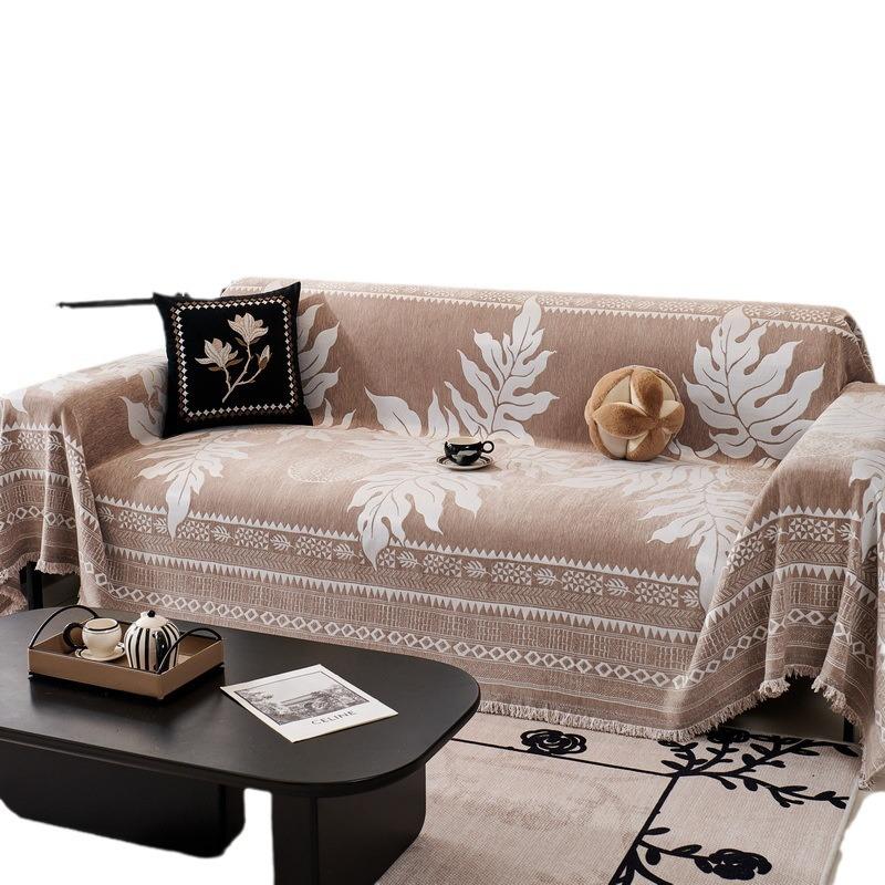 Anti-Scratching Sofa Cover Towel Cover Light Luxury High-Grade Non-Slip Mat Cover Cloth Four Seasons Universal Sofa Cover