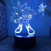 Lamp 3d Led Night Light Acrylic Touch Cartoon Character Table Desk Gifts