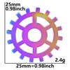 Rainbow Gear Charms For Jewelry Making Supplies Wholesale Items Round Steampunk Accessories DIY Necklace Earrings Component Gift