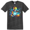 Uzumaki Rasengan Anime Action T Shirt Neon Energy Ninja Graphic Tee Art
