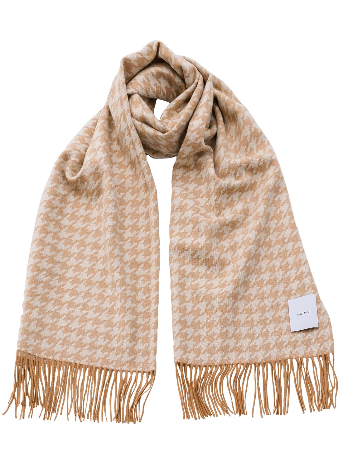 

Matti Totti Plover and Brown Cashmere Plover and Houndstooth Check Cashmere Stole, Large, Thick, Women s, Pattern, Long, Reversible, Stole, Gift,