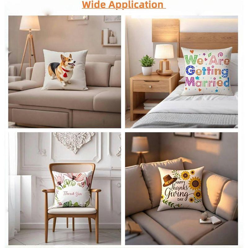 Good-Sublimation Blanks Pillow Cases Cushion Cover Pillowcase Vacuum Cleaner Parts Heat Transfer Pillow Covers