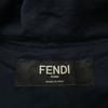 FENDI FAF661 AN5W Black x White x Blue Logo Sweat Parka tops M Black x white x blueUsed