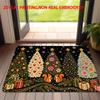 Christmas Red Snowman Reindeer Rug Cardinal Bird Snowflake Pattern Floor Carpet For Indoor Bedroom Xmas Party Decoration