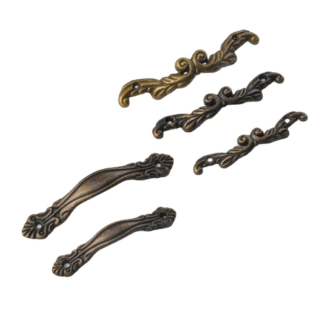 Zinc Alloy Mini Drawer Handles - Antique Jewelry Box Pulls, Decorative Cabinet Hardware for Gift Packaging & DIY Craft