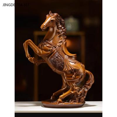 1 STÜCKE Harz Pferd Ankunft Erfolg Sternzeichen Pferd Ornament Wohnzimmer Studie Büro Desktop Dekoration Handwerk wohnkultur