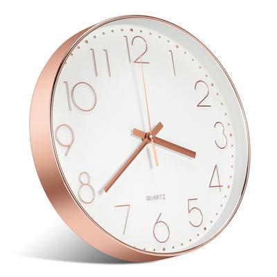 8 Inch Wall Clock Silent Decorative Clock For School Office Classroom Bedroom Kitchen Living Room Decor