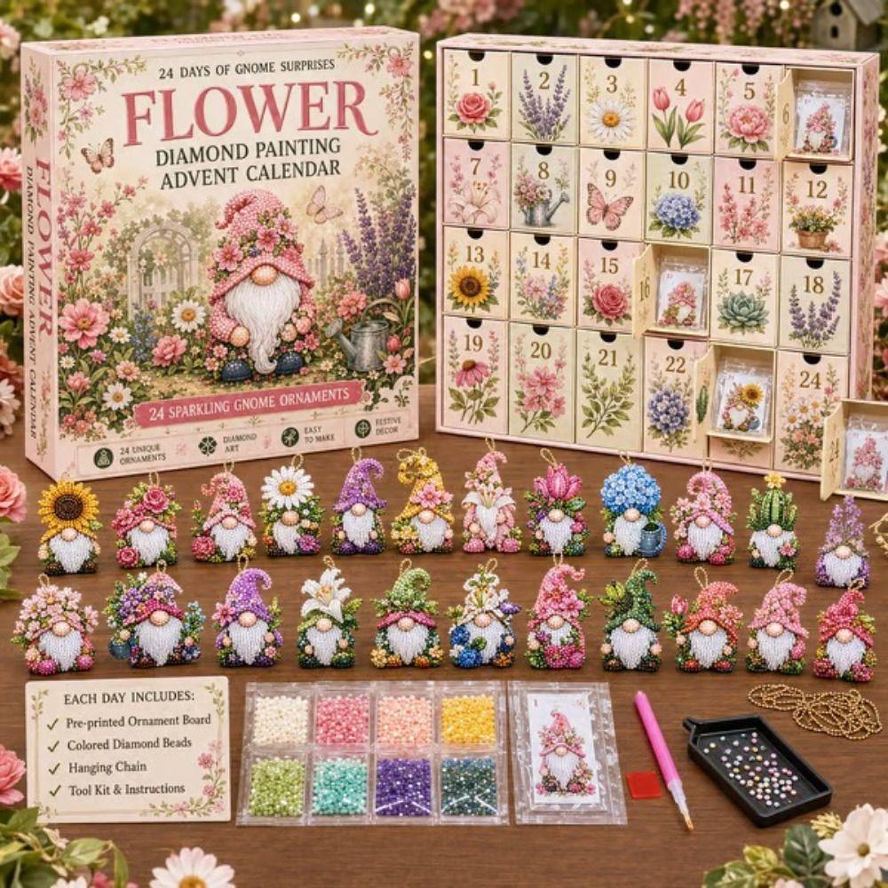 Flower Crafts Halloween Gnome Surprises Diamond Painting Mystery Gnome Toy Holiday Crafts