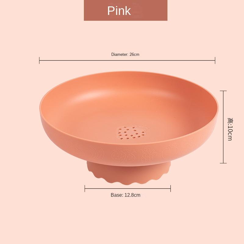 Vasă cu fructe cu scurgere rotundă Coș cu fructe Recipient în stil modern pentru blat de bucătărie Centru de masă Decor decorativ pentru casă