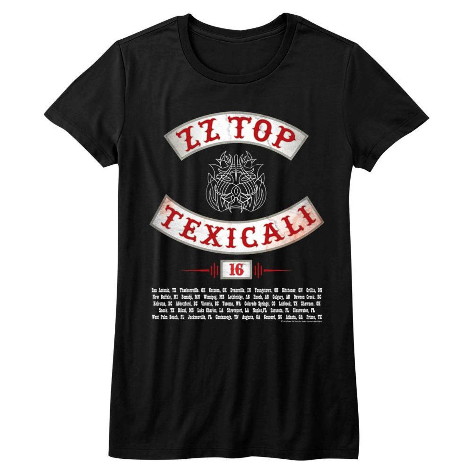 ZZ Top Texicali Black Junior Women s T-Shirt 2XL