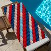 fashion funny Retro ethnic imitation braided pattern soft Beach Towels Trip swim Pool bathing Towel Gym home Decor Gift Holiday