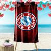 FC Bayern München Print Beach Towel, Large Soft Quick Dry Towel for Beach Camping Swimming