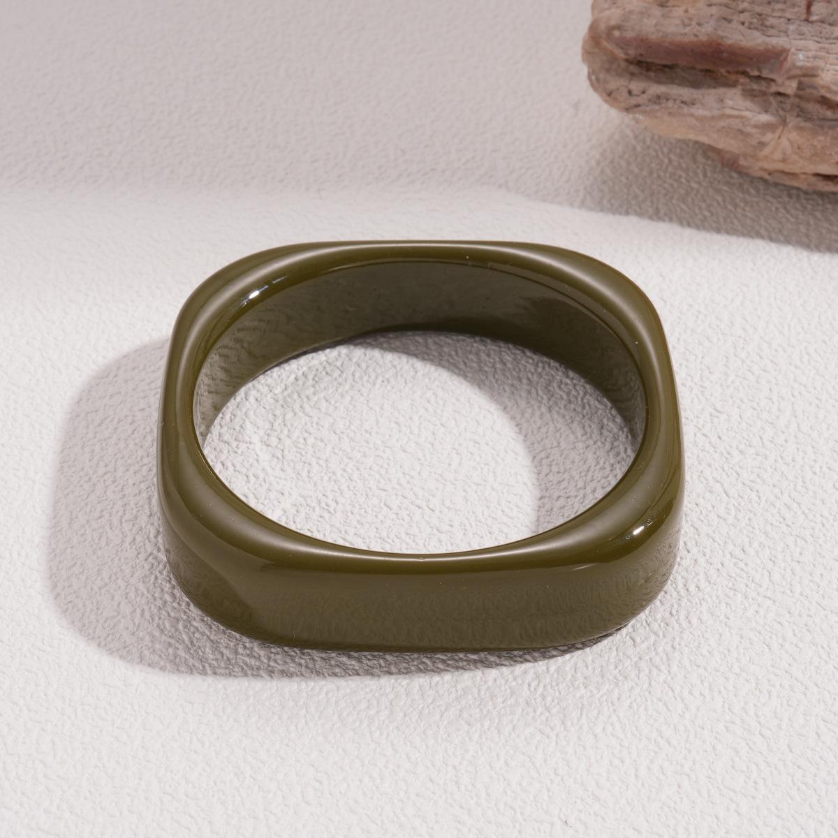 

Vintage minimalist resin smudged geometric round bracelet bracelet bracelet jewelry