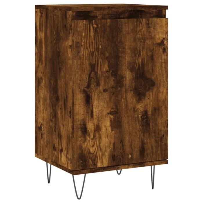 VidaXL Buffet chêne fumé 40x35x70 cm bois d'ingénierie 831062