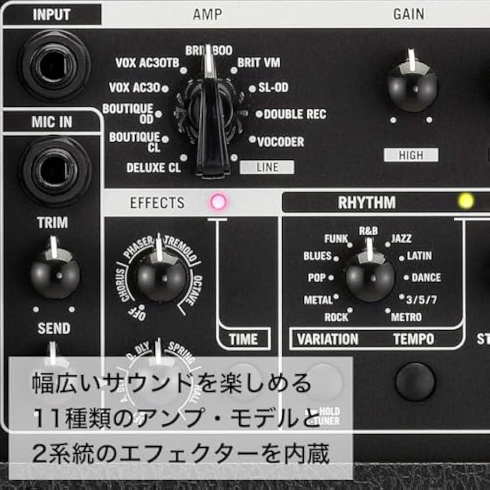 Vox Electric Guitar 3W Modeling Amplifier MINI GO 3 Home Practice Portable Microphone Input Headp...