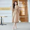 Women's Professional Mid-Length Trench Coat