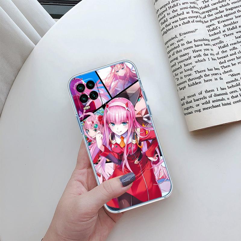 BH49 Zero Two Transparent Phone Case for Motorola Moto Edge 20 30 40 50 S30 Fusion Ultra Pro Neo Lite + G200 G23