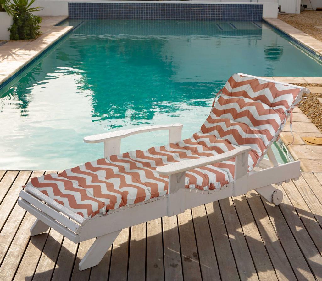 Vargottam Printed Rocking Chair Sofa Cushion With Ties  Chaise Recliner Quilted Thick Padded Seat Cushions Recliner Garden Outdoor