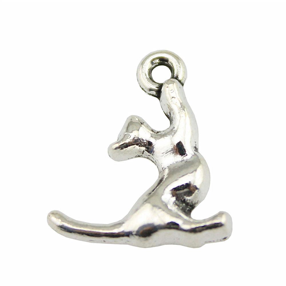 Charms Cat Pendants Heart Alloy Crafts For DIY Jewelry Making Accessories