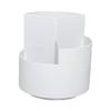 360 Degree Rotating Desktop Organizer Multi Functional Plastic Storage Box With Partition Design For Work and Study