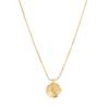 Polaris Tag Necklace Fashion Retro Fashion Pendant Electroplated Copper 18K Zircon