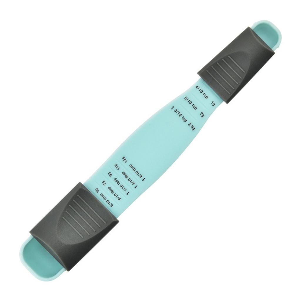 Adjustable Measuring Spoon, Kitchen Measuring Scoop with Ml & Tbsp/tsp Markings, Plastic Baking Measuring Spoons Set