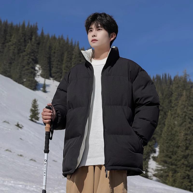 

American stand-up collar padded clothes men s winter new padded jackets trendy versatile outdoor winter clothes cold-proof down padded clothes 3XL
